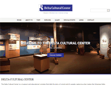 Tablet Screenshot of deltaculturalcenter.com